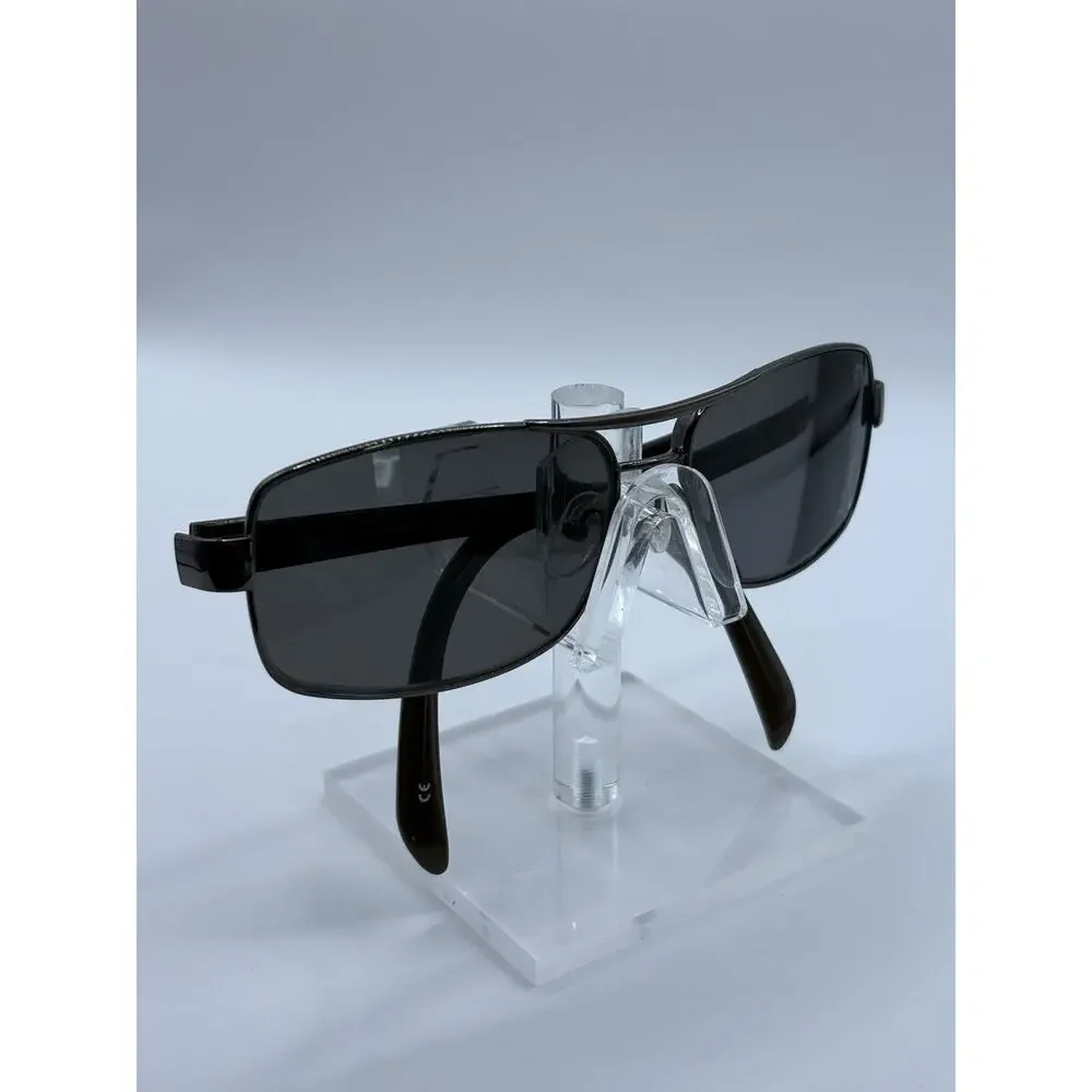 Kirkland Signature KS145 Twin Falls Brown Sunglasses Rectangular Unisex 59-15